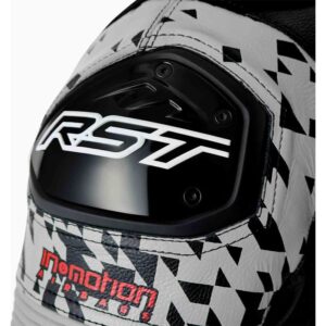 Mono de piel RST Pro Series D3O Airbag negro plata