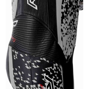 Mono de piel RST Pro Series D3O Airbag negro plata