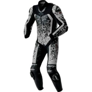Mono de piel RST Pro Series D3O Airbag negro plata