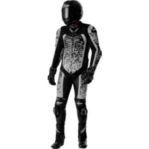 Mono de piel RST Pro Series D3O Airbag negro plata