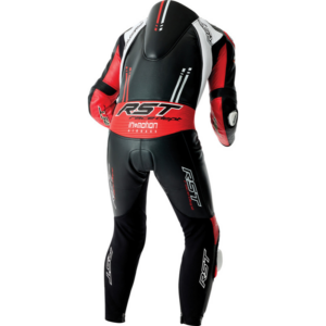 Mono de piel RST Race Dept V4.2 D3O Airbag negro rojo blanco
