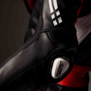 Mono de piel RST Race Dept V4.2 D3O Airbag negro rojo blanco