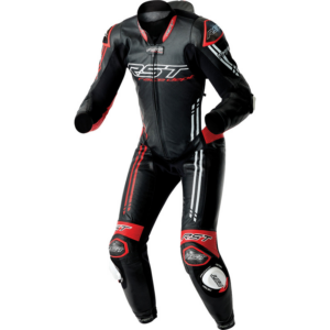 Mono de piel RST Race Dept V4.2 D3O Airbag negro rojo blanco