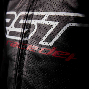 Mono de piel RST Race Dept V4.2 D3O Airbag negro rojo blanco