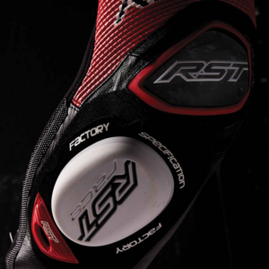 Mono de piel RST Race Dept V4.2 D3O Airbag negro rojo blanco