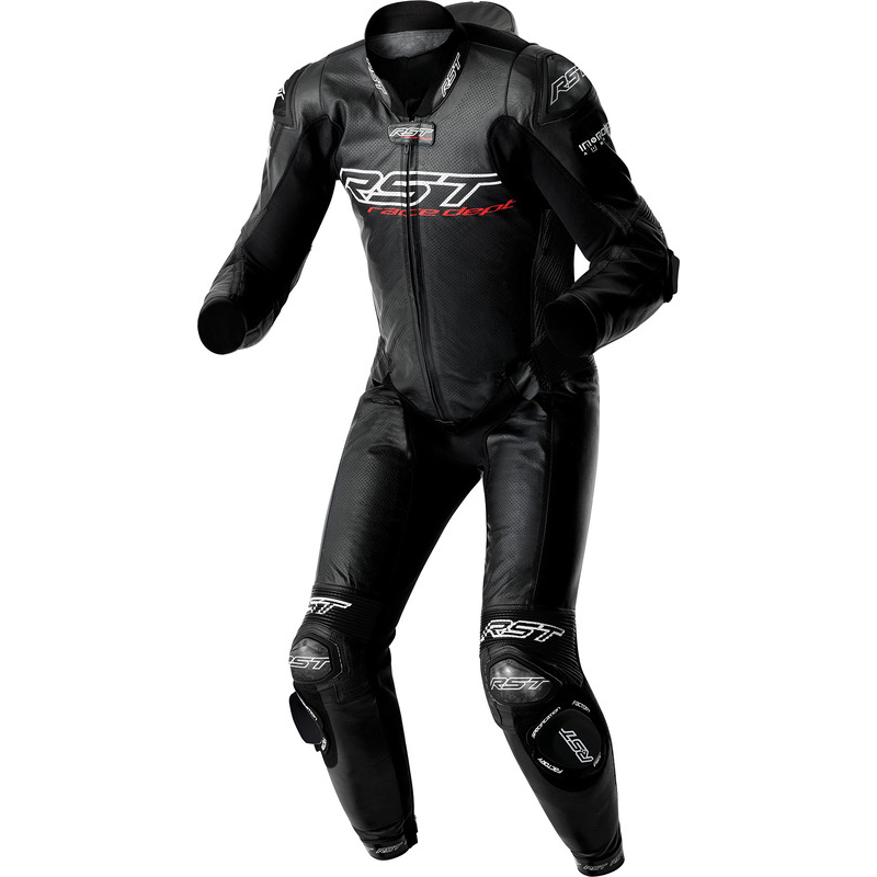 Mono de piel RST Race Dept V4.2 D3O Airbag negro
