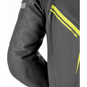 Mono de piel RST S1 D3O negro amarillo