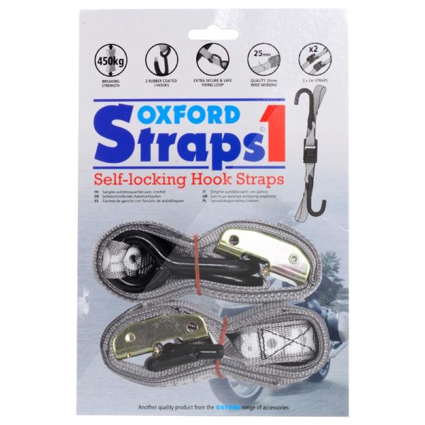 CINCHAS TRANSPORTE OXFORD S-HOOK STRAPS A COMBINAR CON OX746 OX742