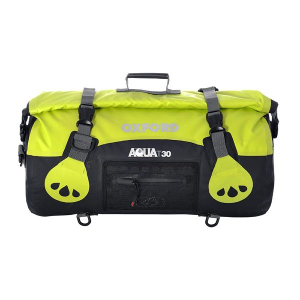 BOLSA ROLLO OXFORD AQUA T-30 NEGRO/FLUOR OL471