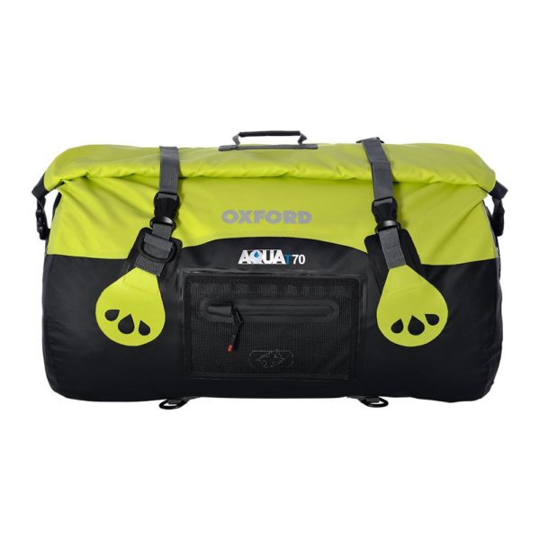 BOLSA ROLLO OXFORD AQUA T-70 NEGRO/FLUOR OL473