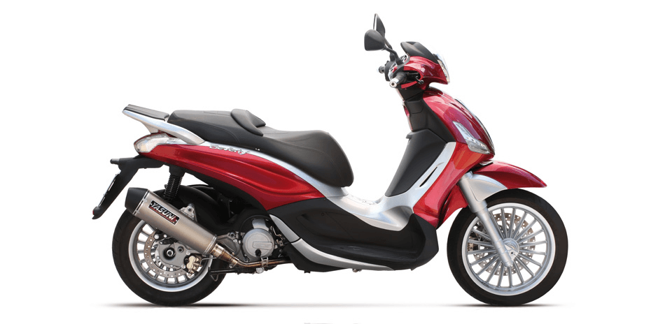 Escape homologado Yasuni 4T Silenc. Titanio Piaggio Beverly 350/350 Sport Touring