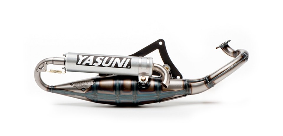 Escape homologado 2T Yasuni R Silenc. Alu. Peugeot C-Tech, Ludix Air Cooled, Vivacity
