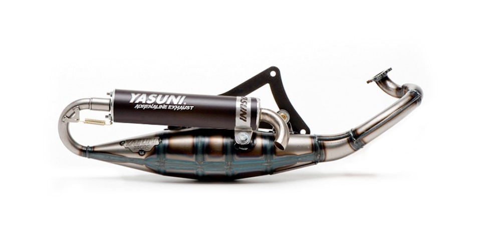 Escape homologado 2T Yasuni R Silenc. Black Peugeot C-Tech, Ludix Air Cooled, Vivacity