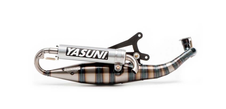 Escape homologado 2T Yasuni Carrera 16/07 Silenc. Alu. Aprilia SR, Rally / Benelli K2