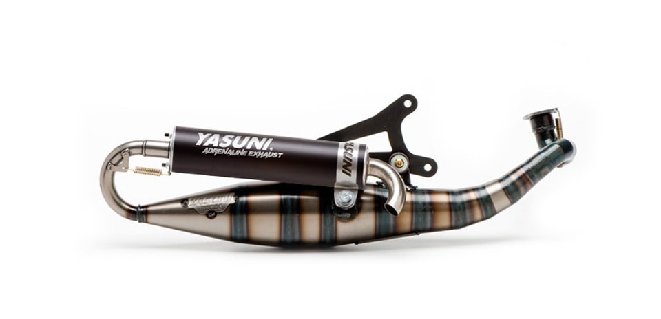 Escape homologado 2T Yasuni Carrera 16/07 Silenc. Black Aprilia SR, Rally / Benelli K2