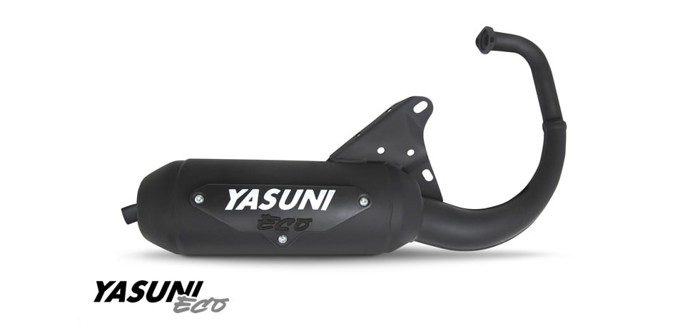Escape homologado 2T Yasuni Eco Black Yamaha Aerox, Axis, Breeze, Why