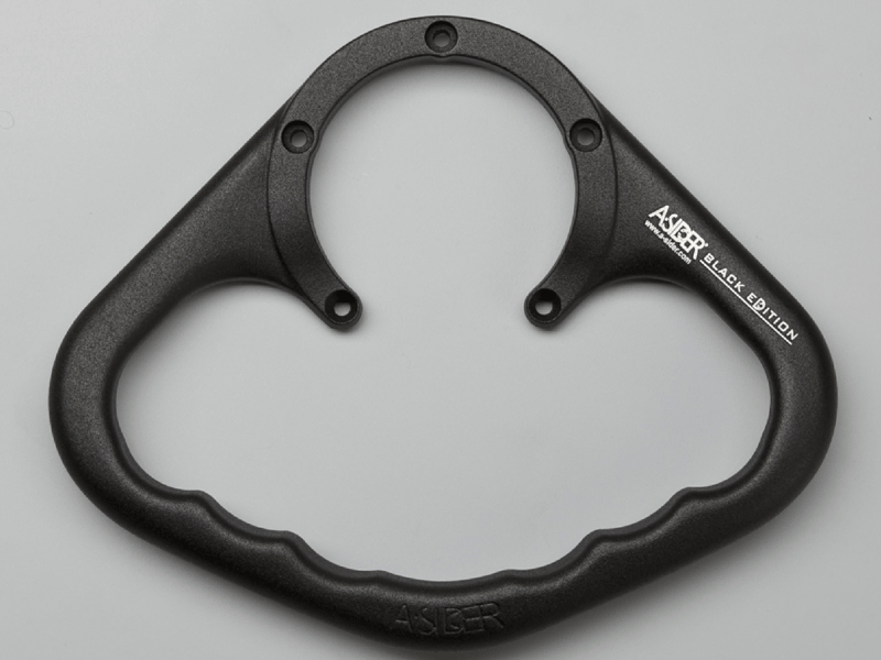 Asidero Aprilia RSV4 / KTM RC8R A-sider Negro DAR01-BE Sin Tornillos