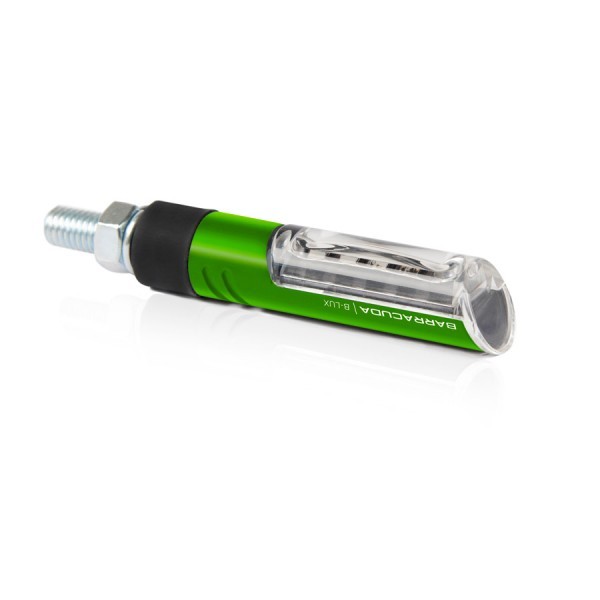 Intermitentes Barracuda IDEA B-LUX VERDE en ALUMINIO (par)