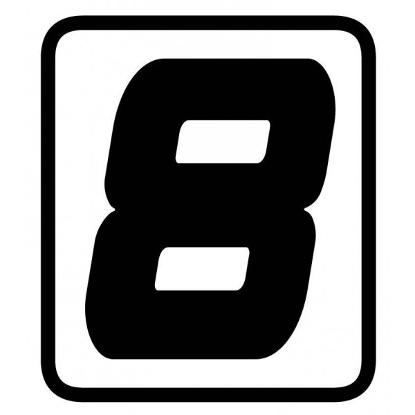 ADHESIVO BARRACUDA NUMERO "8"