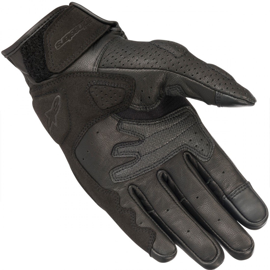 Guantes Alpinestars Mustang v2 Leather Glove Negros