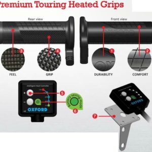 Puños calefactables premium Touring Oxford OF691