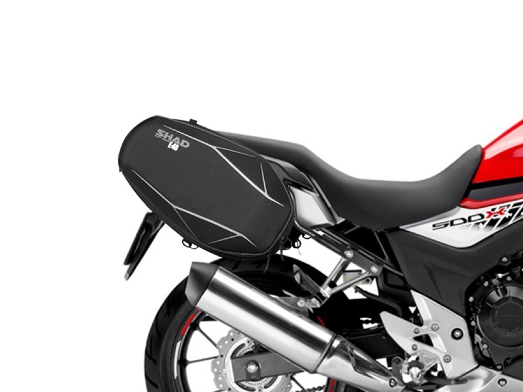 SOPORTE / FIJACIONES SHAD LATERALES DE MALETA SIDE BAG CB500F/CBR500R/CB500X 2016