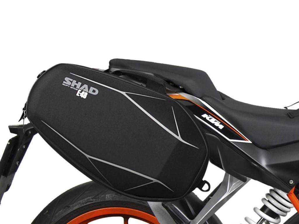 SOPORTE / FIJACIONES SHAD LATERALES DE MALETA SIDE BAG KTM DUKE 125/200/390