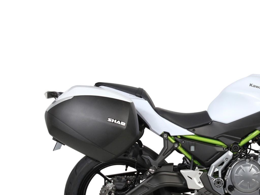 SOPORTE / FIJACIONES SHAD LATERALES DE MALETA 3P SYSTEM KAWASAKI Z 650 2017