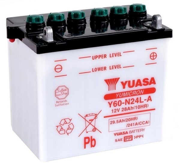 YUASA - Batería Yuasa Y60N24L-A Combipack -