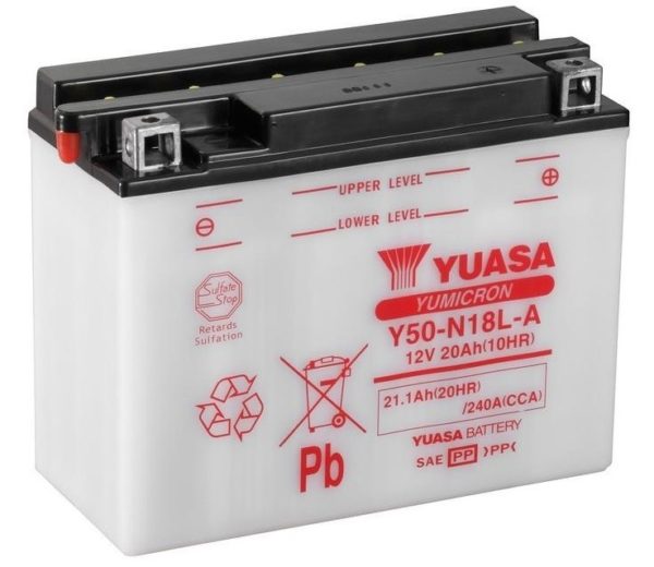 YUASA - Batería Yuasa Y50N-18L-A -