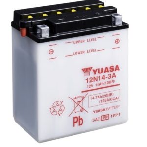 YUASA - Batería Yuasa 12N14-3A Combipack -
