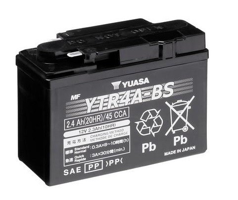 Batería Yuasa YTR4A-BS Sin Mantenimiento