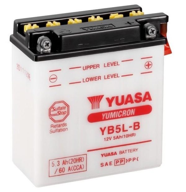 Batería Yuasa YB5L-B Combipack Convencional