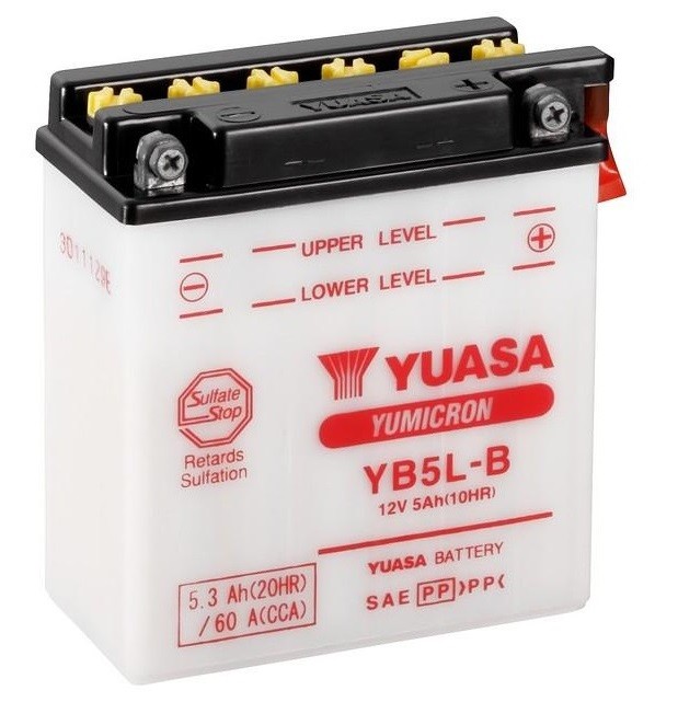 Batería Yuasa YB5L-B Combipack Convencional