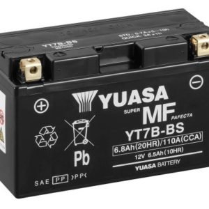 YUASA - Batería Yuasa YT7B-BS Sin Mantenimiento -