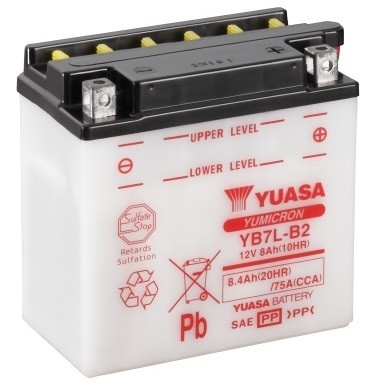 Batería Yuasa YB7L-B2 Convencional