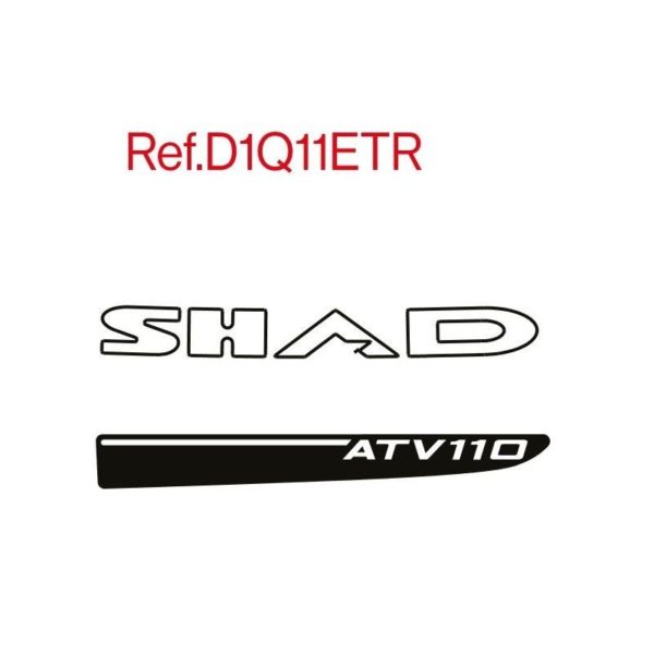 MALETAS SHAD - CONJUNTO ADHESIVOS SHAD ATV 110 -