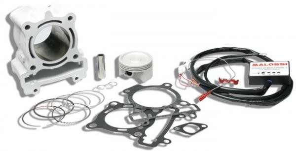 CILINDRO COMPL. Ø 63 ALUMINIO. PES.Ø 14 H2O I-TECH MALOSSI YAMAHA YZF-R125 I.E EURO 3