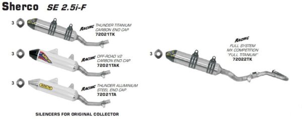 ESCAPES ARROW - Silencioso Arrow Off-Road Thunder de aluminio -