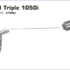 TRIUMPH - Conector Arrow 1 en 2 para Colectores Arrow originales -