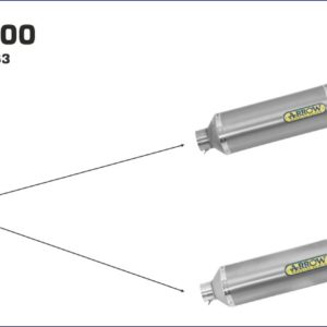 MV AGUSTA - Conector Arrow para silenciosos Race-Tech para Colectores originales -