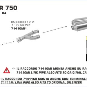 Silencioso Arrow Thunder de aluminio (Dcho+Izdo) fondo en carbono