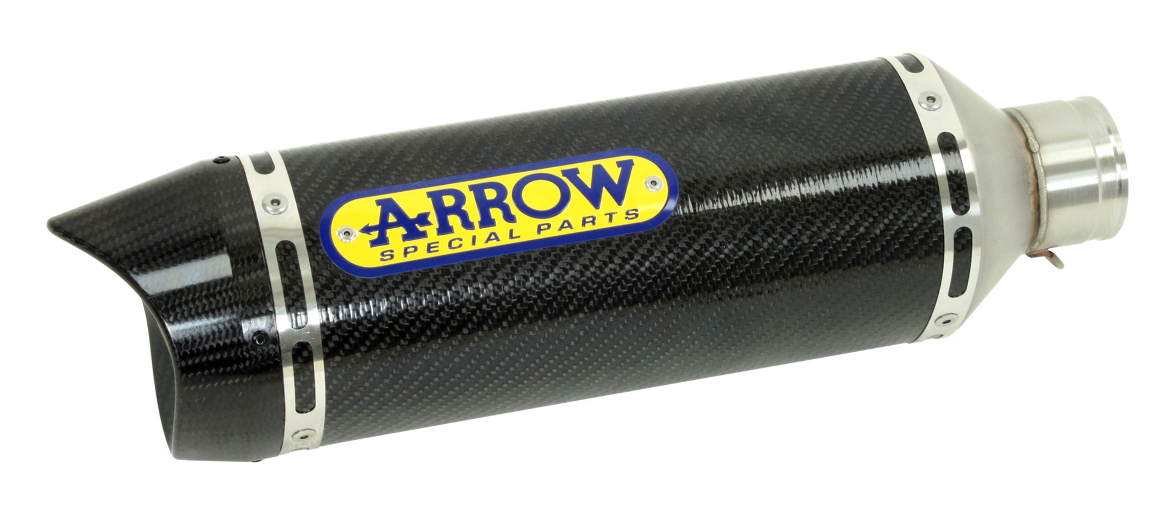Silencioso Arrow Thunder de aluminio (Dcho+Izdo) fondo en carbono