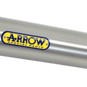 Silencioso Arrow Indy Race de aluminio White fondo en carbono