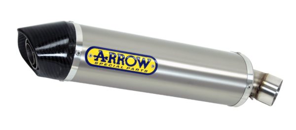 Silencioso Arrow Indy Race de aluminio White fondo en carbono