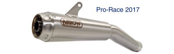 ESCAPES UNIVERSALES - Kit Arrow de Silencioso Arrow PRO-RACE diámetro de entrada ø 60mm. -