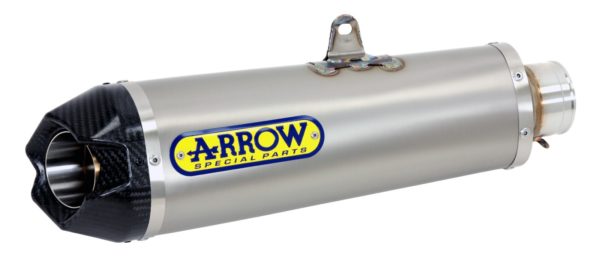 ESCAPES ARROW - Silencioso Arrow Works Approved en titanio fondo en carbono -