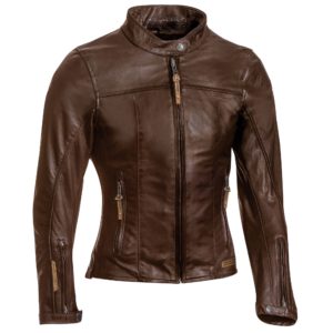 CHAQUETA IXON PIEL CRANK LADY brown