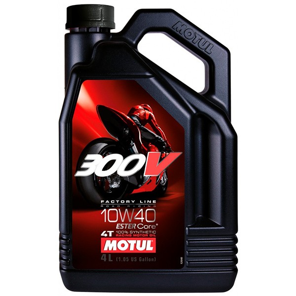 MOTUL 300V Chrono 10W40 100% Synthetic Ester-Core Racing Engine Oil – 2 Liters