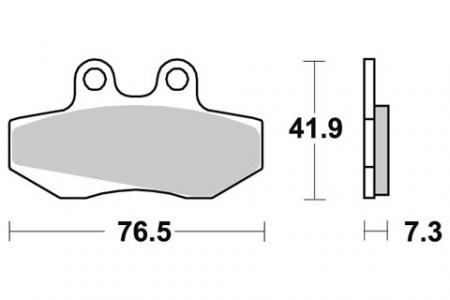 PASTILLAS DE FRENO SBS 148 HUSQVARNA